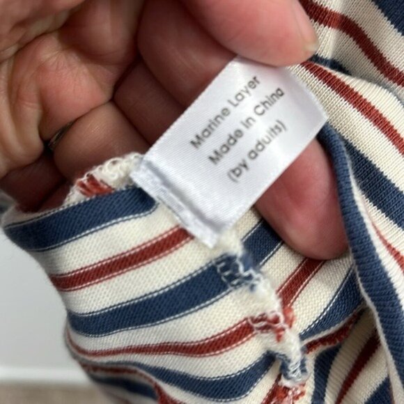 Marine Layer April‎ Women's Striped Dress size Medium - Picture 7 of 11